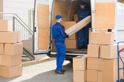 Man With Van Dagenham team preparing a safe and insured move