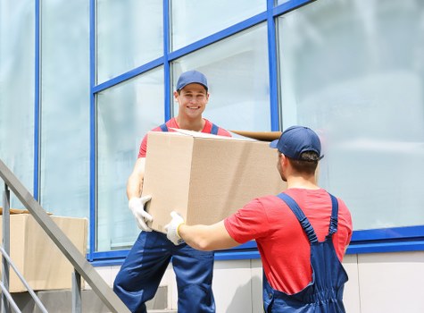 Removal team planning a house move in Dagenham