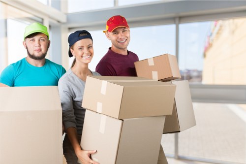 Local commercial removals vehicle serving Dagenham business premises