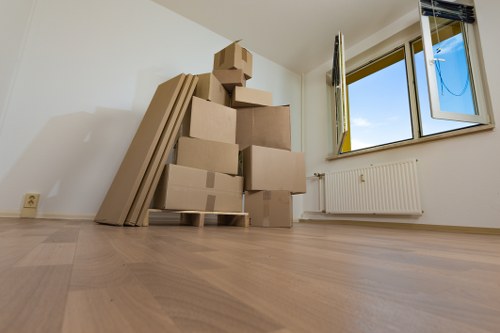 Movers planning a house removal in Dagenham