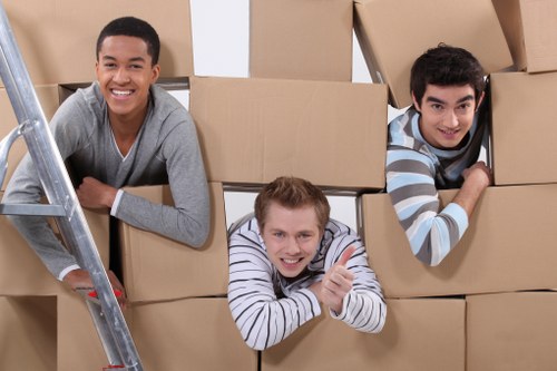 Professional man with van service in Dagenham focusing on safety