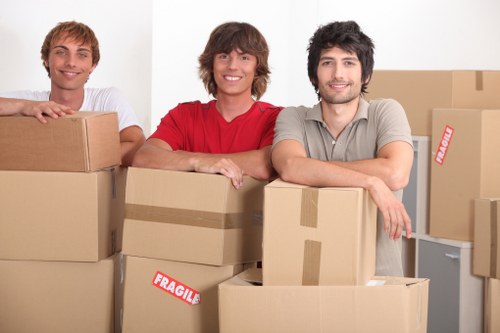 Moving service operating in a Dagenham residential street