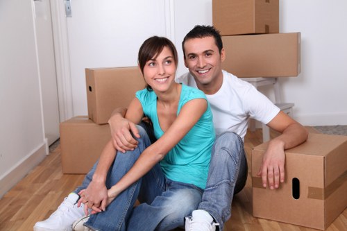 Local team collecting a sofa and mattress from a Dagenham property