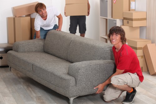 Preparing boxes and furniture for a Dagenham house or office move