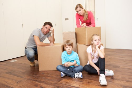 Van removal service helping with a flat move near Dagenham