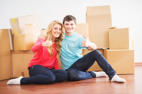 Packing and loading preparation for a man with van move