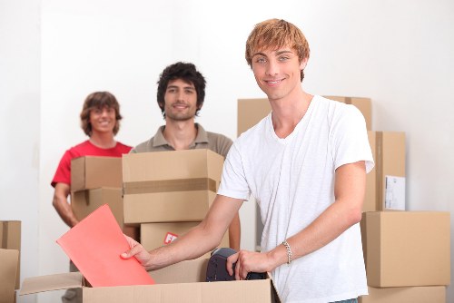 Local removals team handling a home move in Dagenham